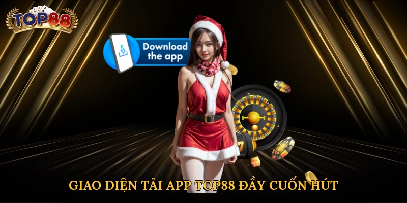 Hình ảnh giao diện tải app Top88 đầy cuốn hút